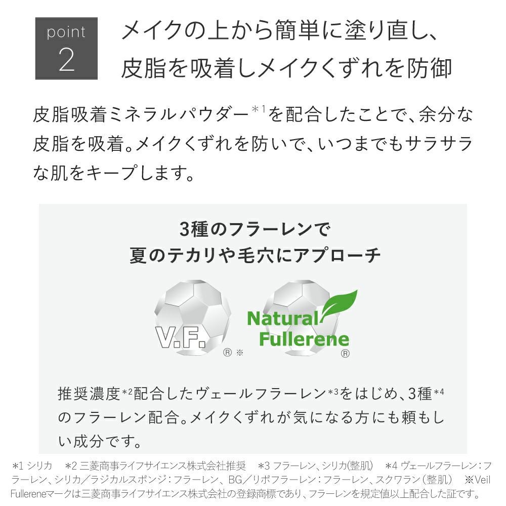 メイクの上から使える(旧：ミネラルサンスクリーン)☆エアリーパウダー