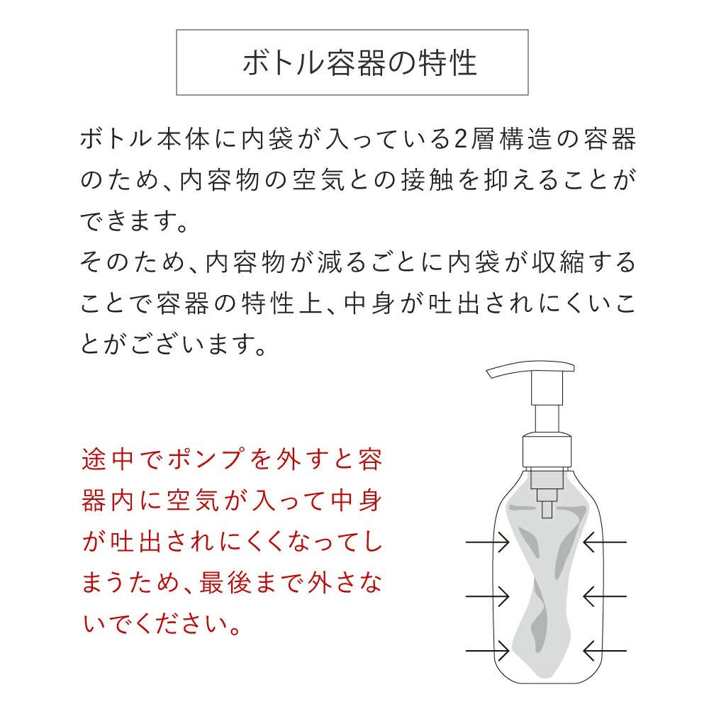 レチノールボディミルク エアレス容器☆レチノミルク | トゥヴェール